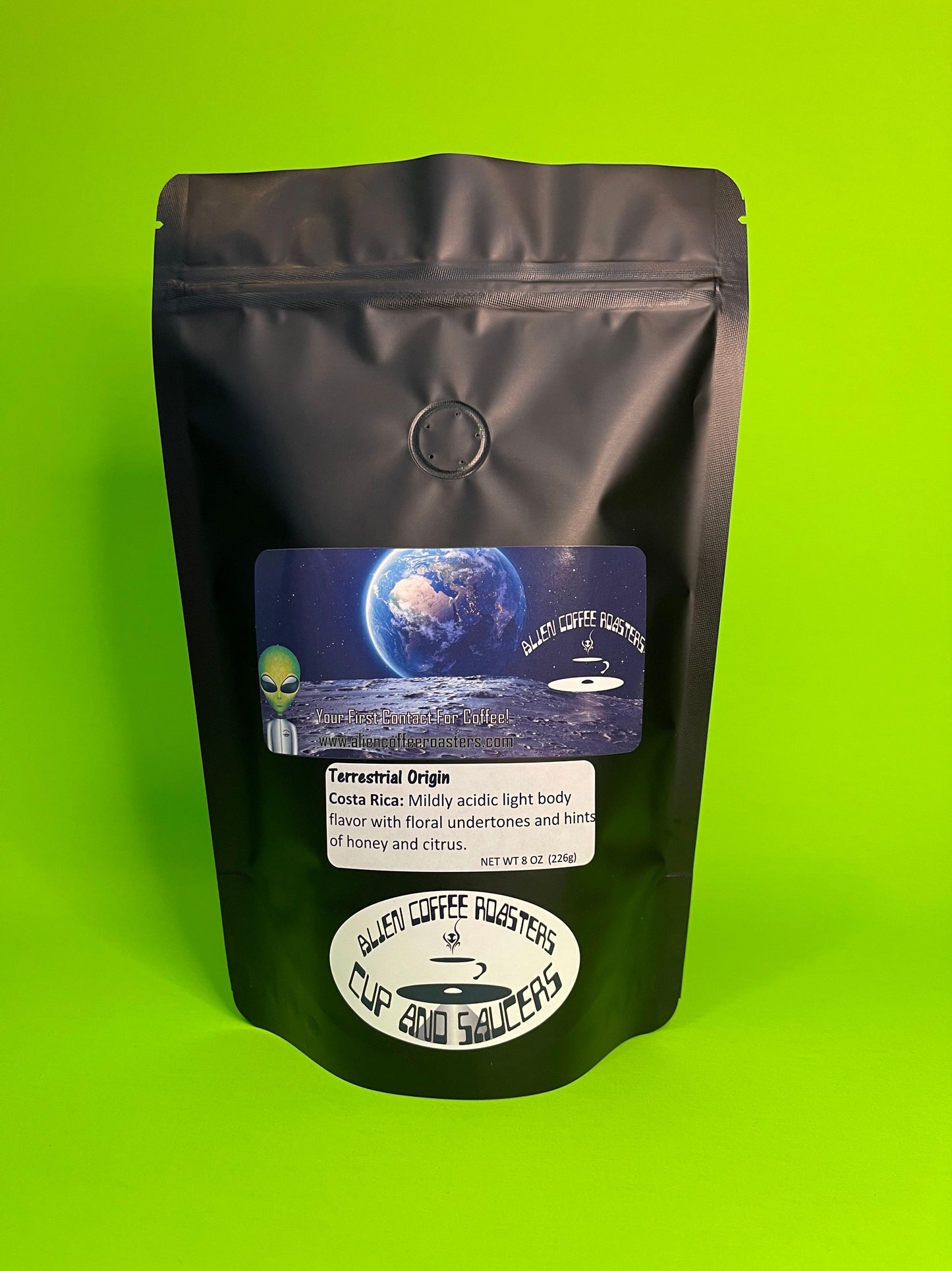 Delicious Costa Rica coffee beans available in light, medium, or dark roast profiles.
