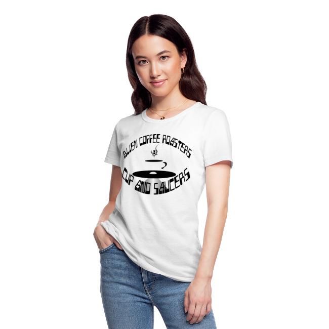 Cup and Saucers black